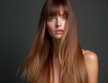 Beautiful balayage hair color transformation
